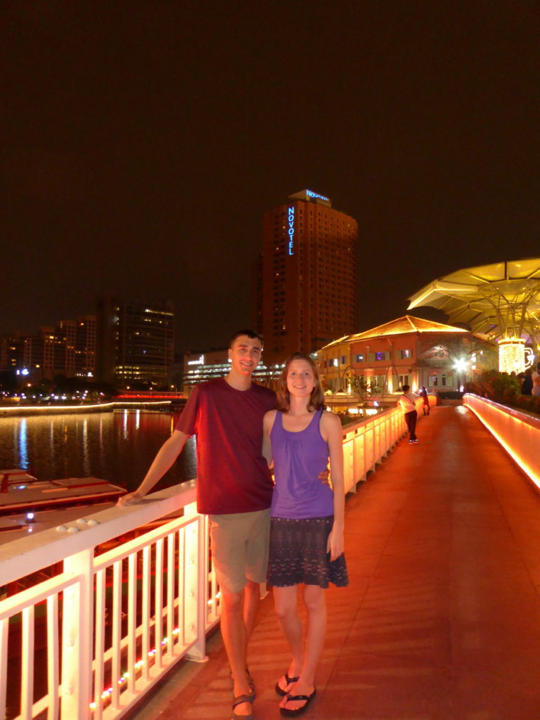 Clark Quay at night