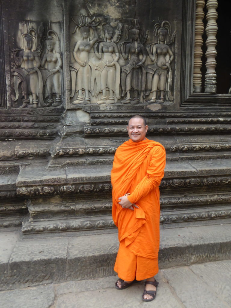 Buddhist Monk Angkor Wat